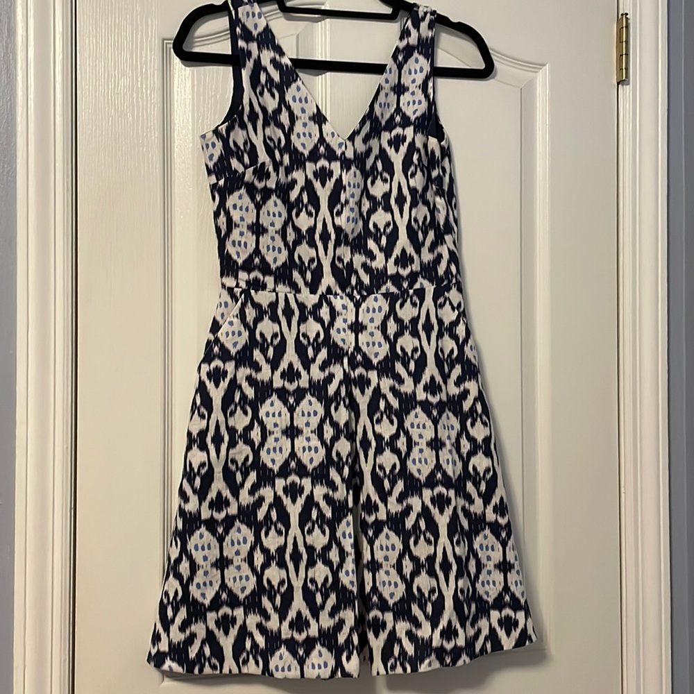 Gap Linen V-Neck Mini Dress